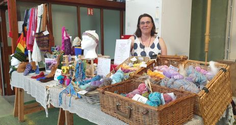 Mountain Viewe Fibre Arts at a Craft Fayre